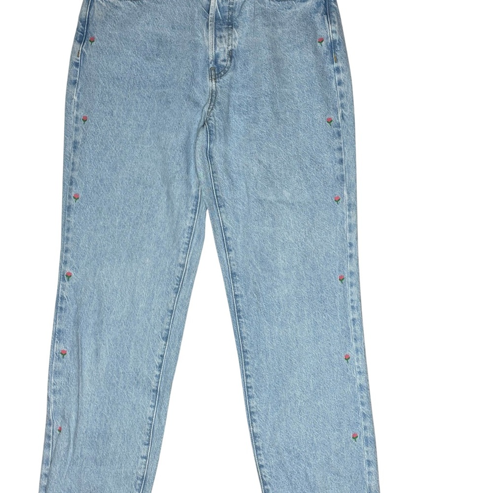Pacsun Eco Light Jeans‎ Women’s Size 26 Dad Jeans Dainty Flowers Denim Blue